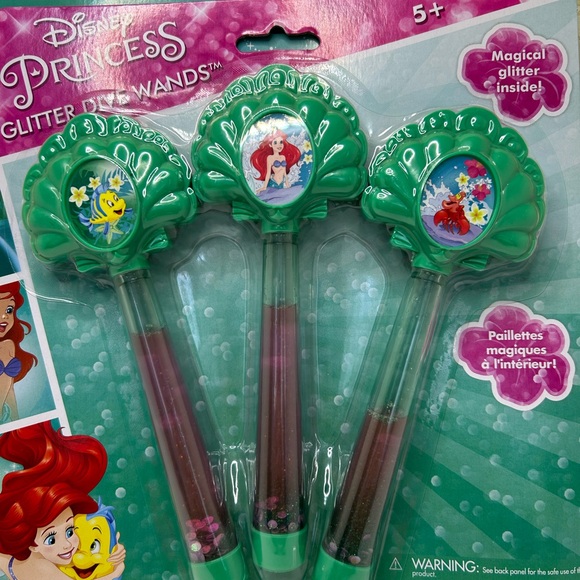 Disney Princess Ariel Glitter Dive Wands - Picture 3 of 4